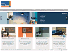Tablet Screenshot of anadeco.com
